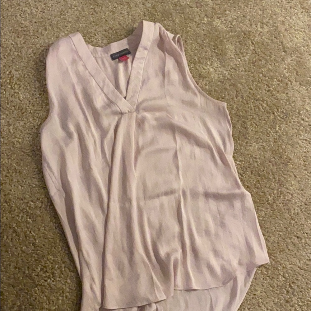 Vince Camuto Light Pink Sleeveless Blouse